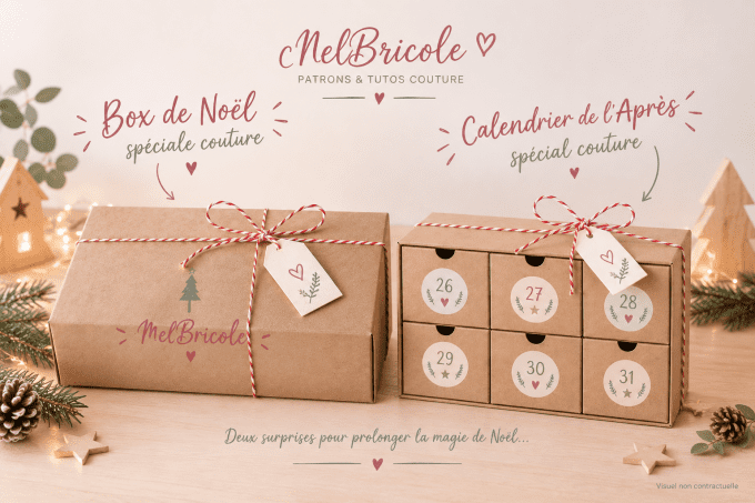 PRECOMMANDE Box de Noël + Calendrier de l'Après - Spécial Couture