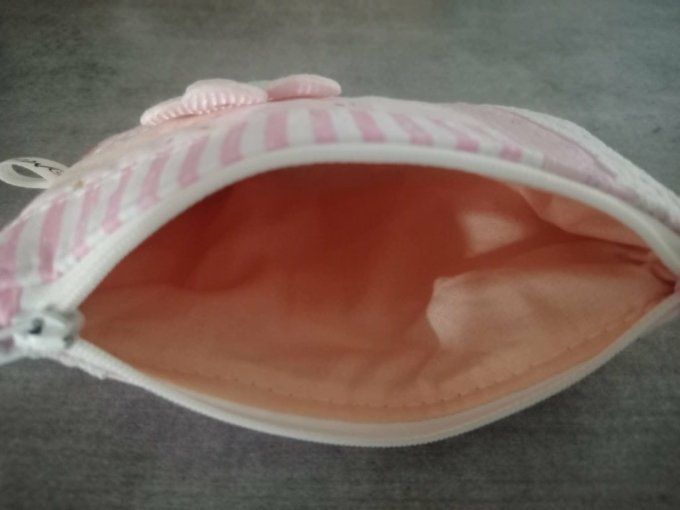 Trousse LILOU - Patchwork rose