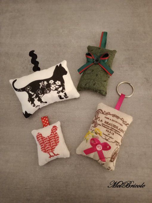 TUTO COUSSINET PORTE CLES