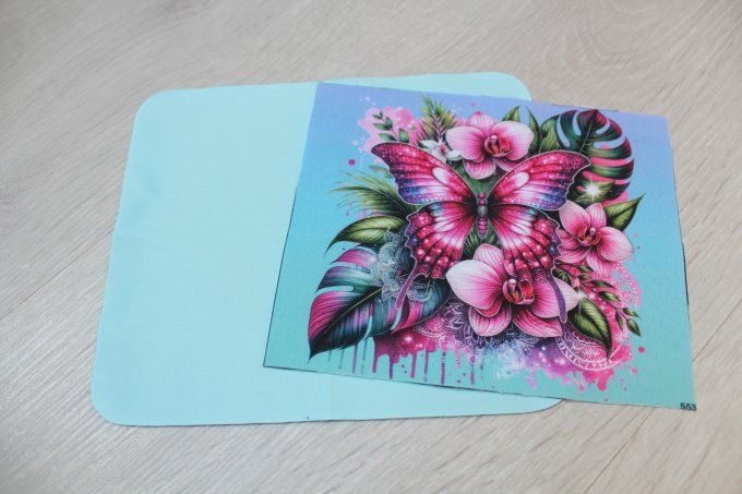 KIT LINGETTE LUNETTE - Papillon et fleurs