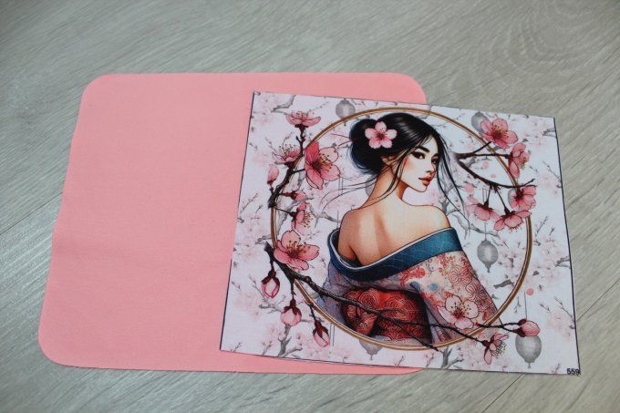 KIT LINGETTE LUNETTE - Japonaise et fleurs de cerisier