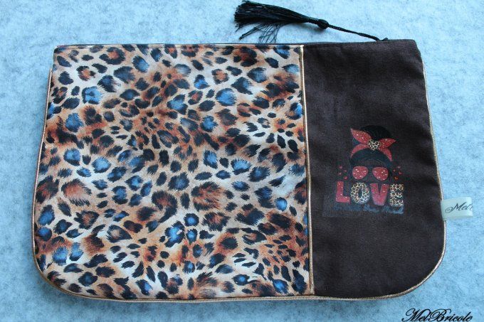 Trousse LILOU Léopard