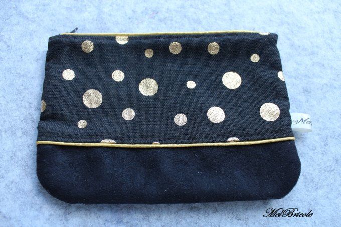 Trousse LILOU Pois dorés