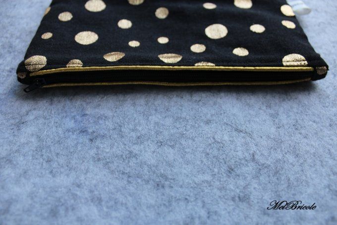 Trousse LILOU Pois dorés