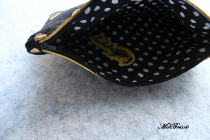 Trousse LILOU Pois dorés