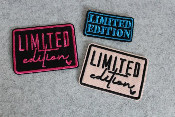 Lot d'étiquettes à coudre LIMITED EDITION