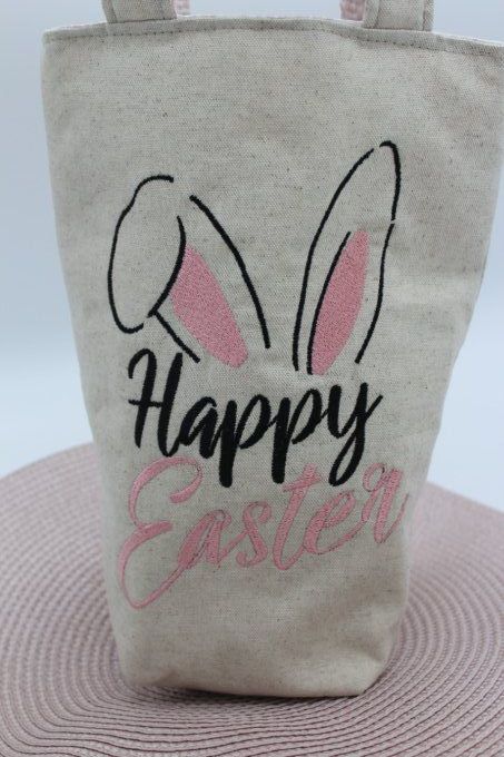 Panier PASCALOU - Happy Easter Rose
